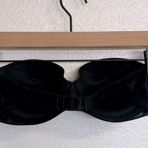 Calvin Klein black naked glamour strapless push up bra 34C - Picture 3 of 5